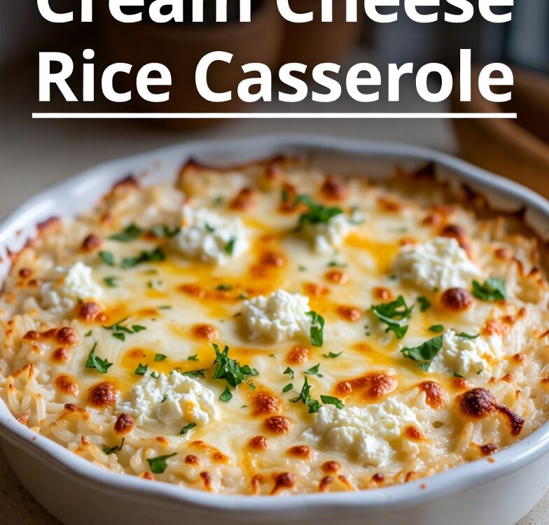 Cream Cheese Rice Casserole