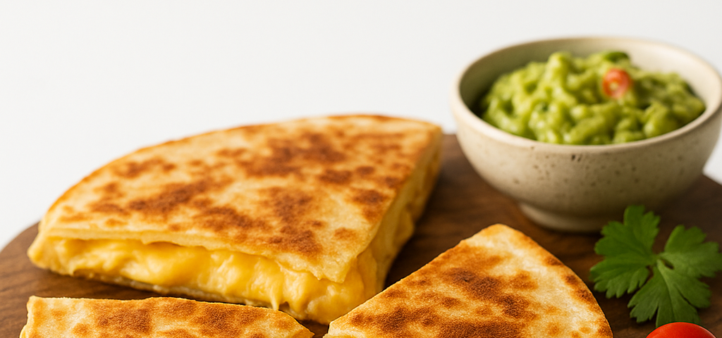 Plant-based cheese quesadilla