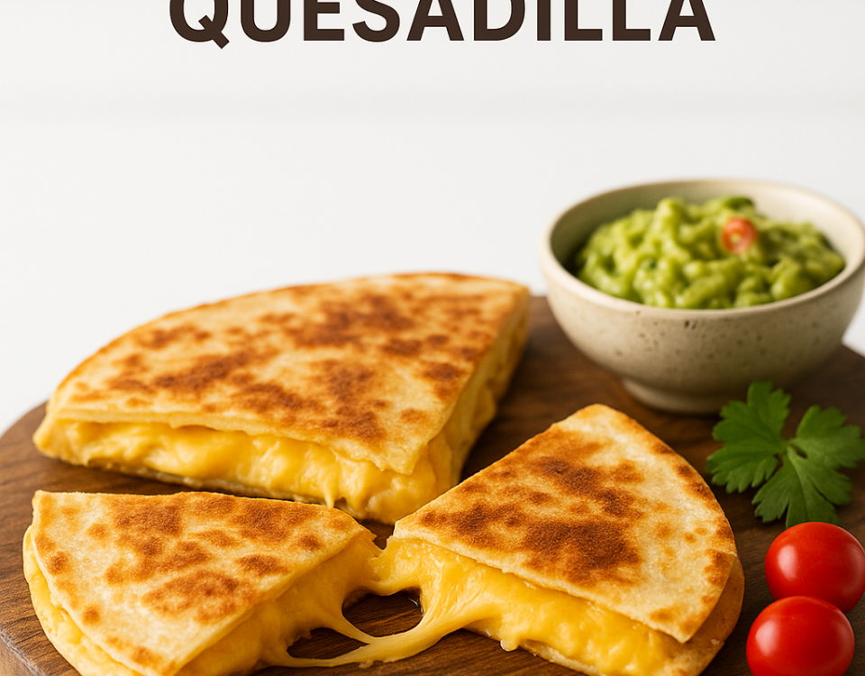 Plant-based cheese quesadilla