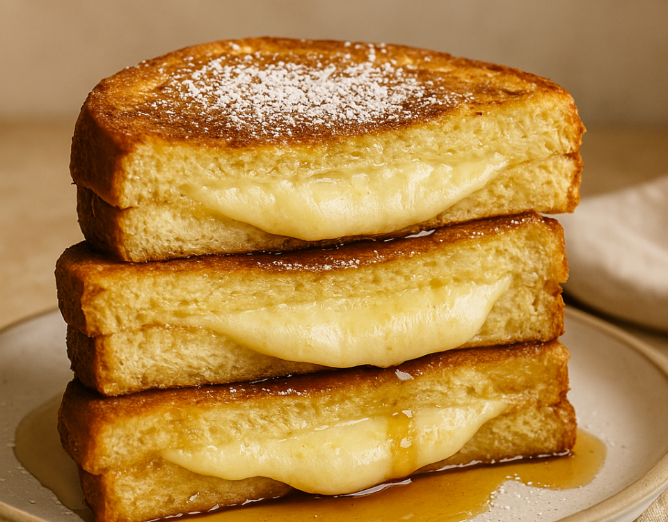 Cheese-stuffed French toast