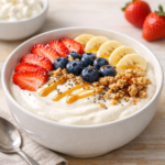 Cottage cheese smoothie bowl