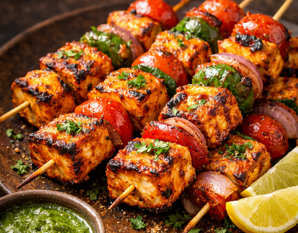 Grilled paneer tikka