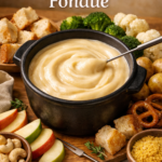 Vegan cheese fondue