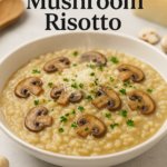 Parmesan mushroom risotto