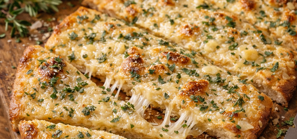 Parmesan herb flatbread