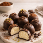 Cream cheese chocolate truffles