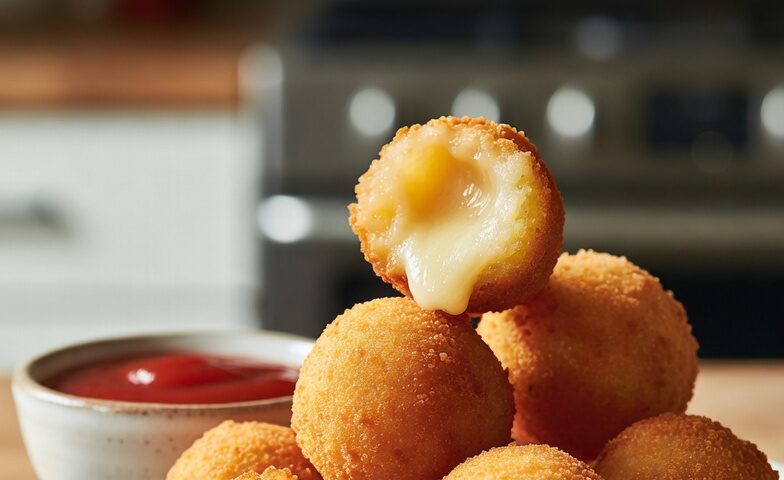 Crispy cheese potato balls