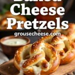 Baked cheese pretzels