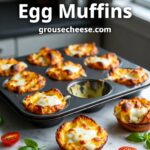 Mozzarella egg muffins