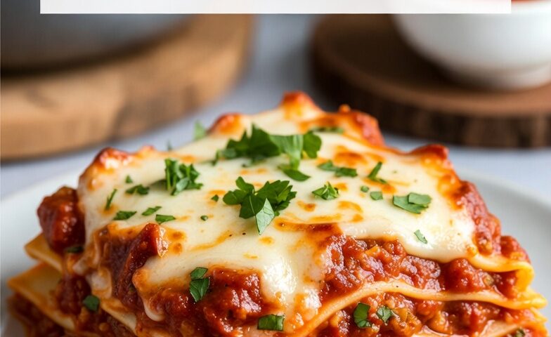 Vegan cheese lasagna