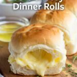 Soft cheesy dinner rolls