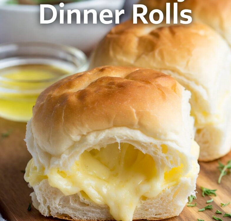 Soft cheesy dinner rolls