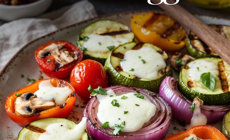 Mozzarella grilled veggies