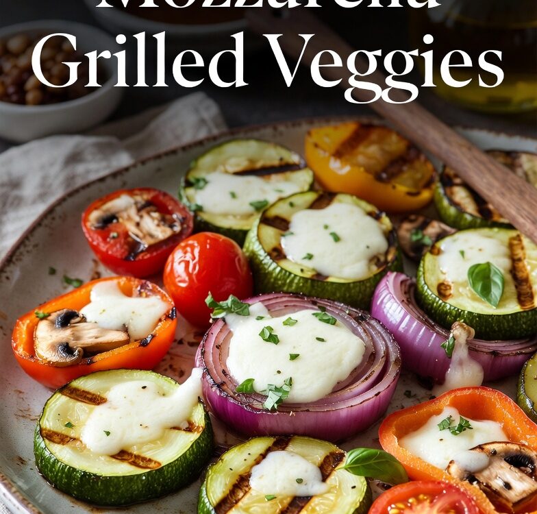 Mozzarella grilled veggies