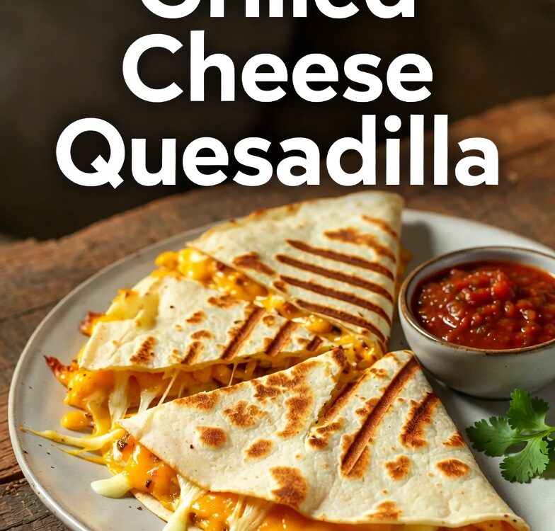 Grilled cheese quesadilla